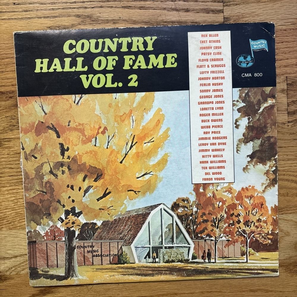 Country Hall of Fame Vol. 2 VINYL LP ALBUM CMA‎ RECORDS VARIOUS ARTISTS